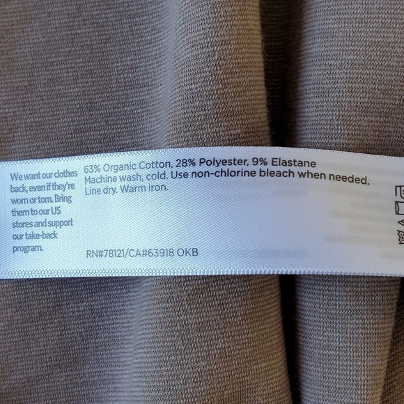 Eileen Fisher Organic Cotton Blend Blazer Sz 2X Open Front Stretch Jacket Pocket - Picture 10 of 13